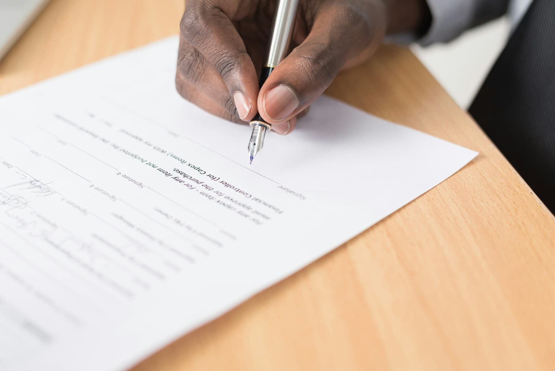 Confidential professional consultation across a meeting table